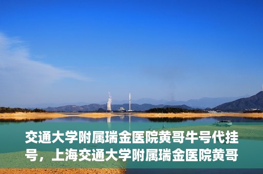 交通大学附属瑞金医院黄哥牛号代挂号，上海交通大学附属瑞金医院黄哥牛号挂号攻略，便捷代挂号服务解析