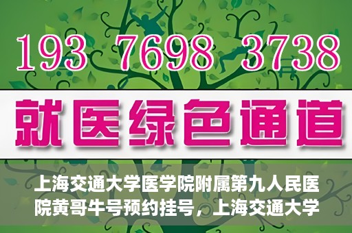 上海交通大学医学院附属第九人民医院黄哥牛号预约挂号，上海交通大学医学院附属第九人民医院黄哥牛号预约挂号攻略解析