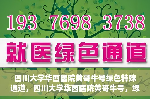 四川大学华西医院黄哥牛号绿色特殊通道，四川大学华西医院黄哥牛号，绿色特殊通道开启生命之门