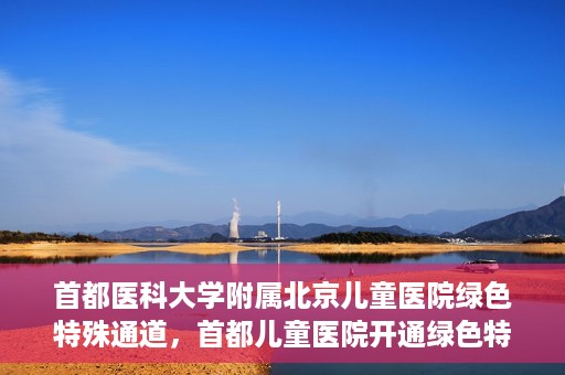 首都医科大学附属北京儿童医院绿色特殊通道，首都儿童医院开通绿色特殊通道，助力儿童健康守护