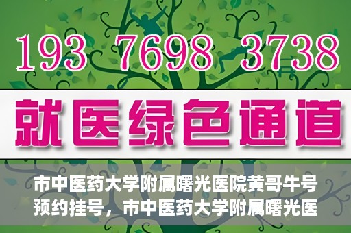 市中医药大学附属曙光医院黄哥牛号预约挂号，市中医药大学附属曙光医院黄哥牛号，预约挂号攻略