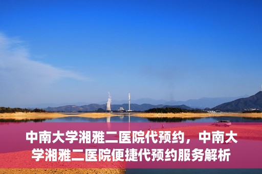 中南大学湘雅二医院代预约，中南大学湘雅二医院便捷代预约服务解析