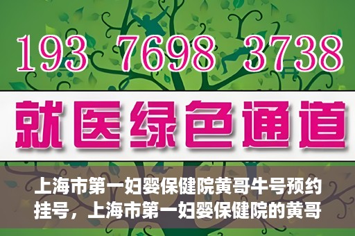 上海市第一妇婴保健院黄哥牛号预约挂号，上海市第一妇婴保健院的黄哥牛号预约挂号指南